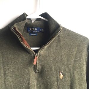 Ralph Lauren Polo Long Sleeve 3/4 Zip Up